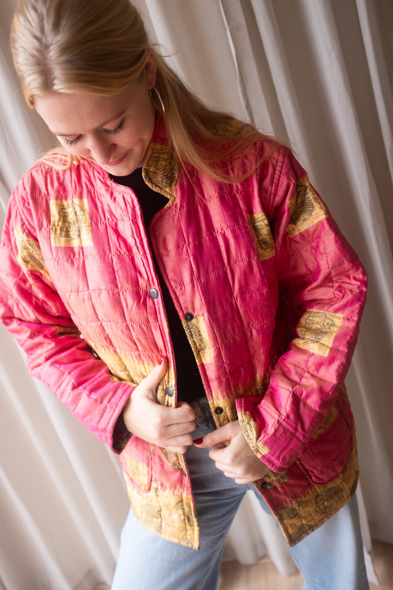 Silk Sari Jacket NO.2