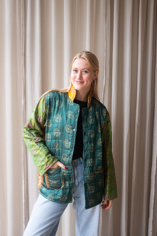 Silk Sari Jacket NO.2