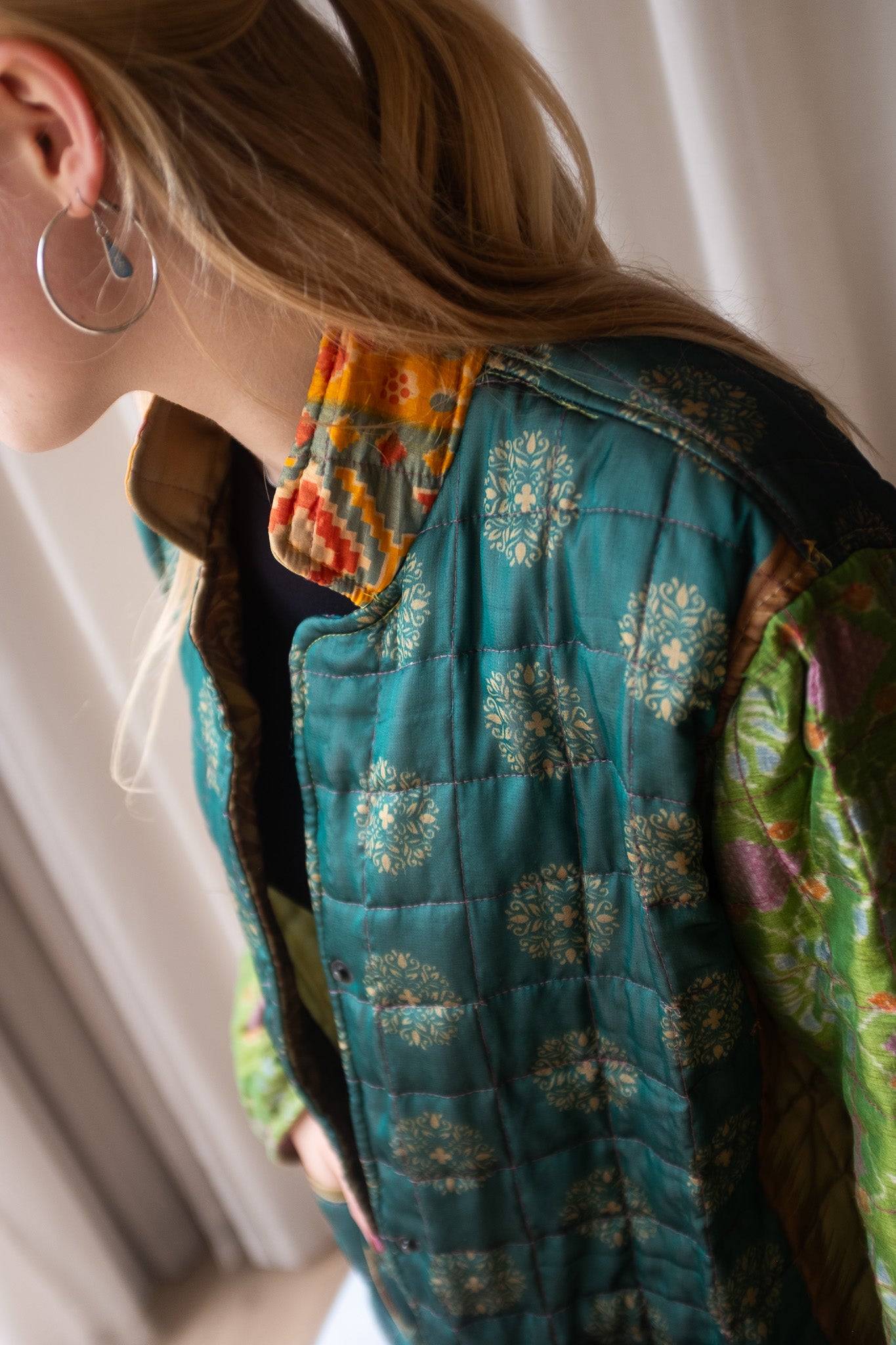 Silk Sari Jacket NO.2