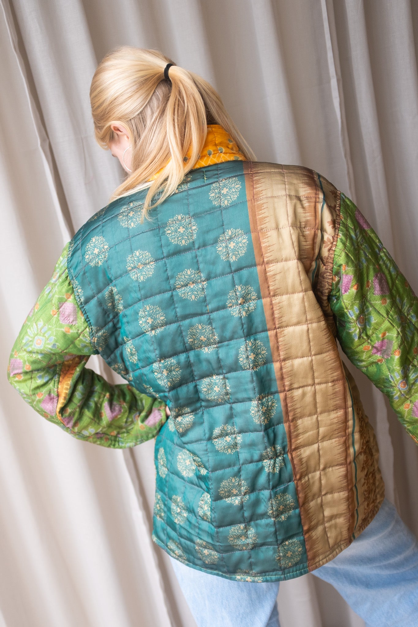 Silk Sari Jacket NO.2
