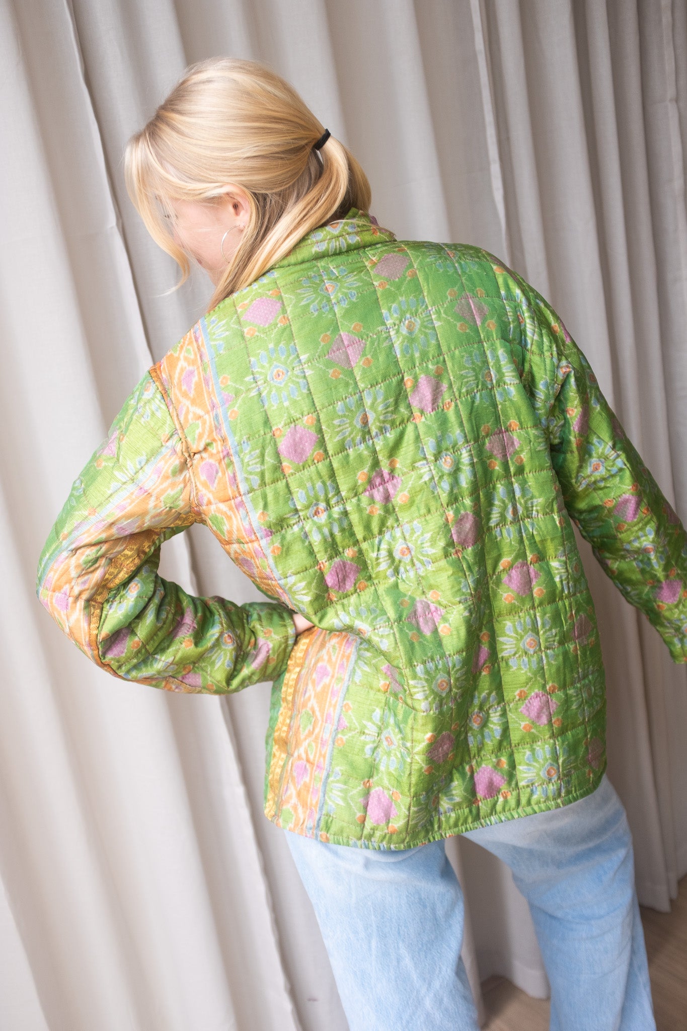 Silk Sari Jacket NO.2