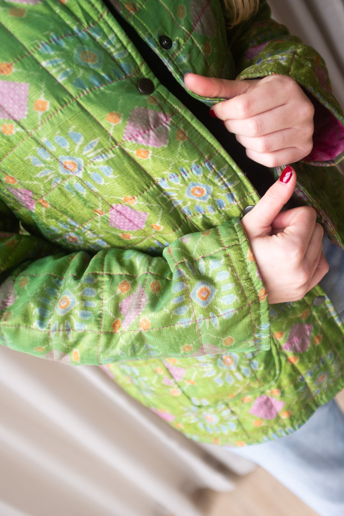 Silk Sari Jacket NO.2