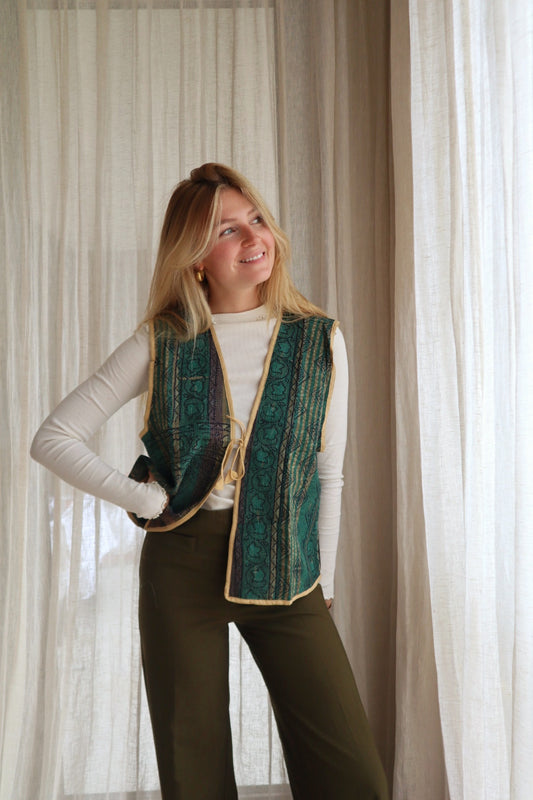 Kantha gilet NO.2