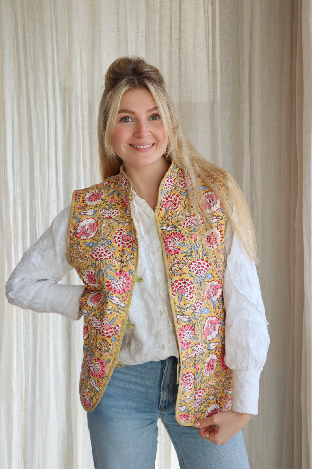 Reversible silk waistcoat NO.5