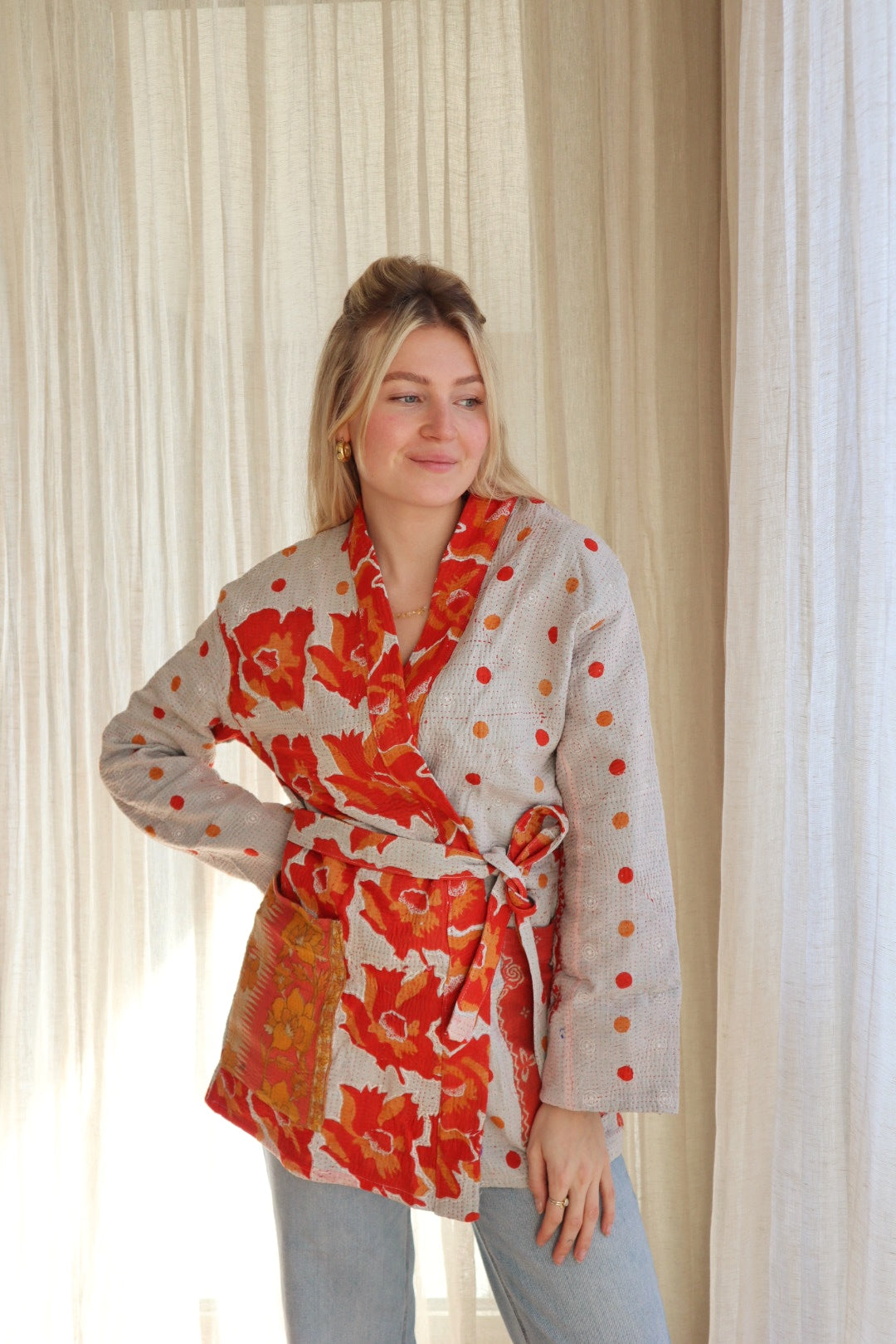 Kantha kimono NO.1