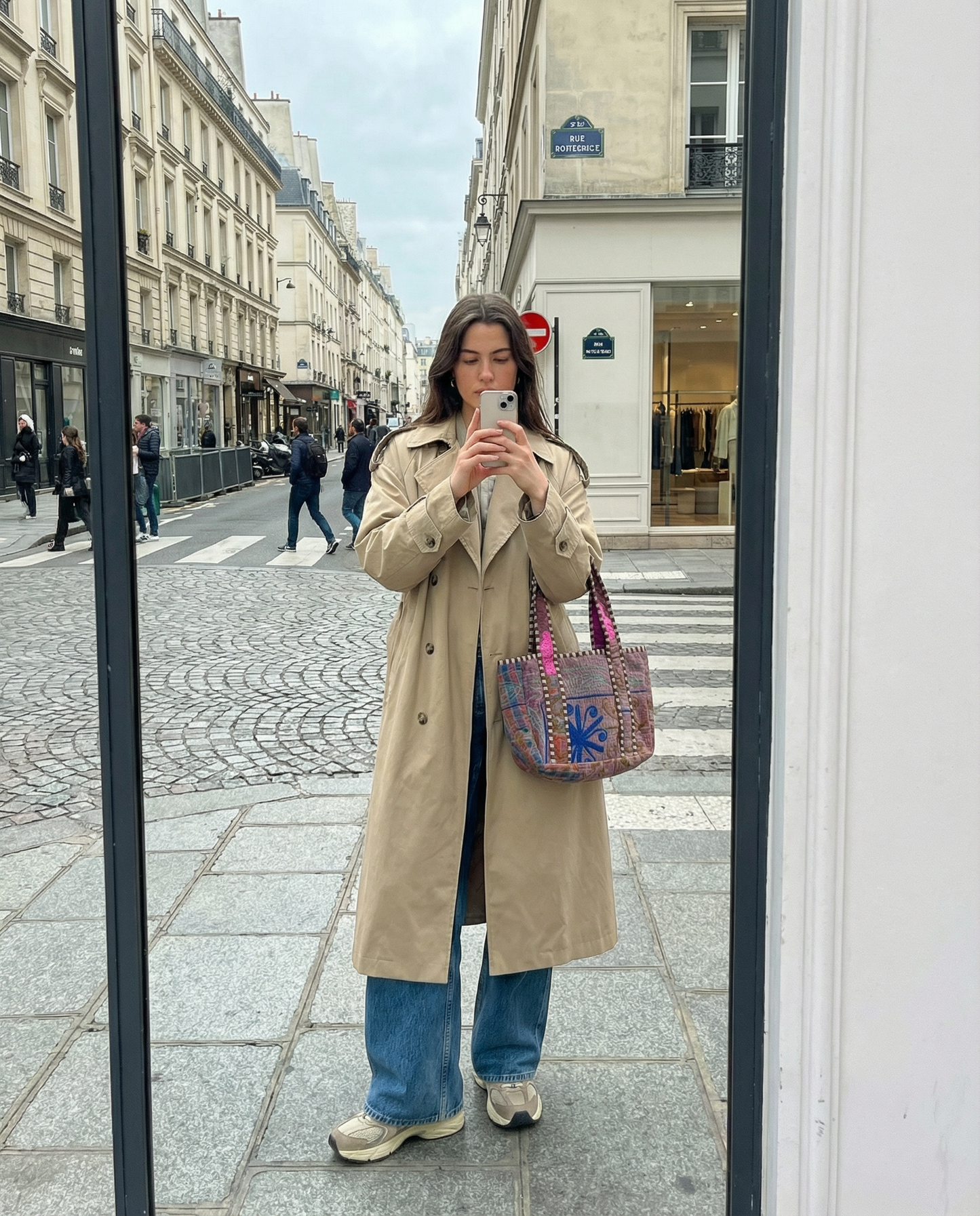 Suzani midi-bag NO.1