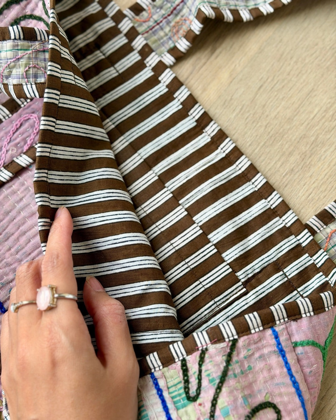 Suzani midi-bag NO.10