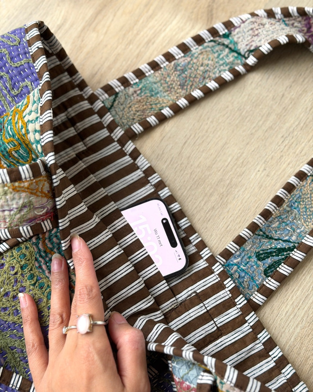 Suzani midi-bag NO.6