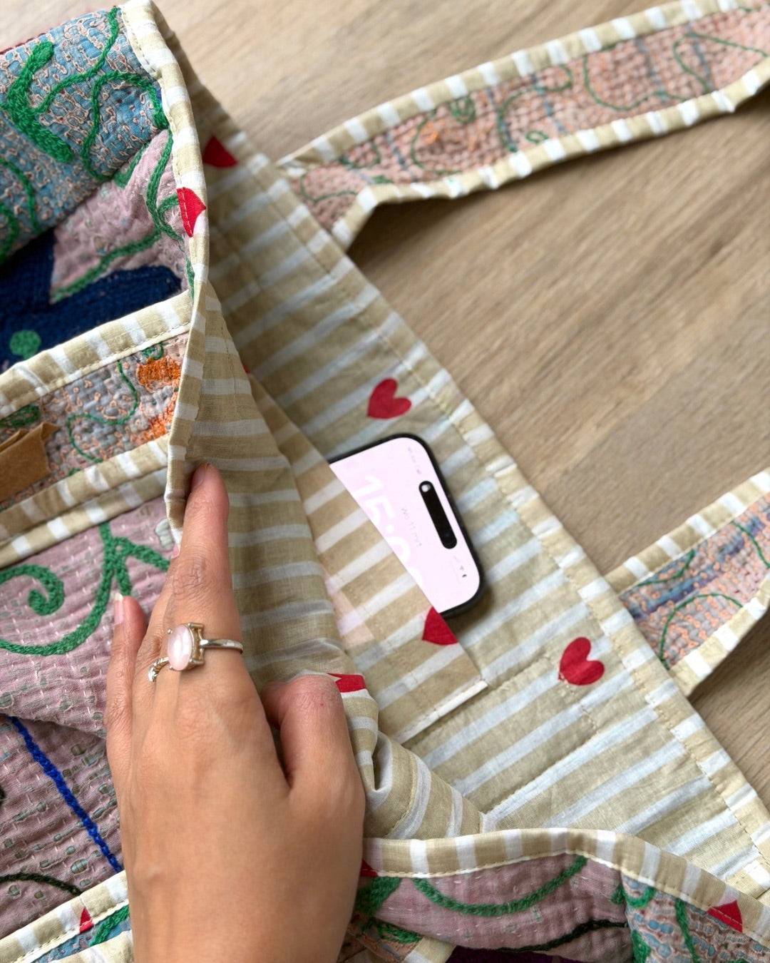 Suzani midi-bag NO.2